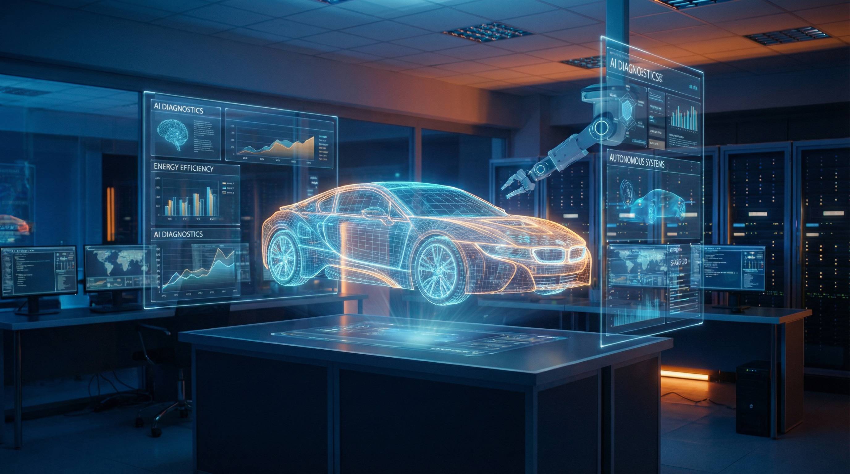 黄色仓库AI汽车视频技术