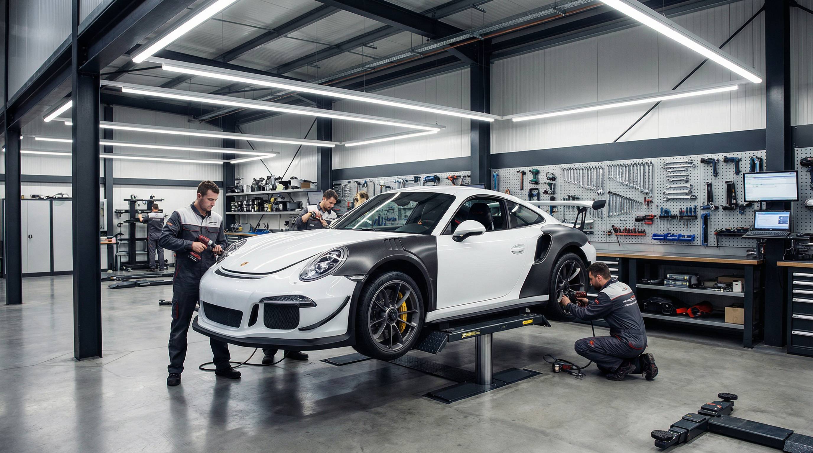 黄色仓库赛道改装视频